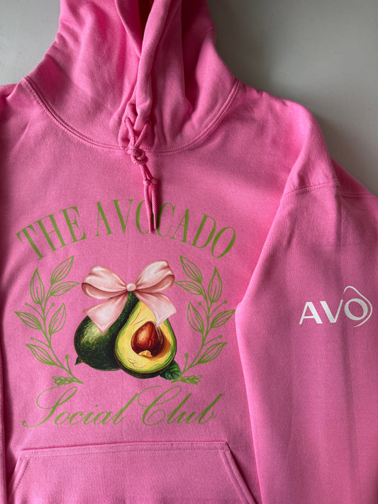 Hoodie: Pink THE AVOCADO SOCIAL CLUB